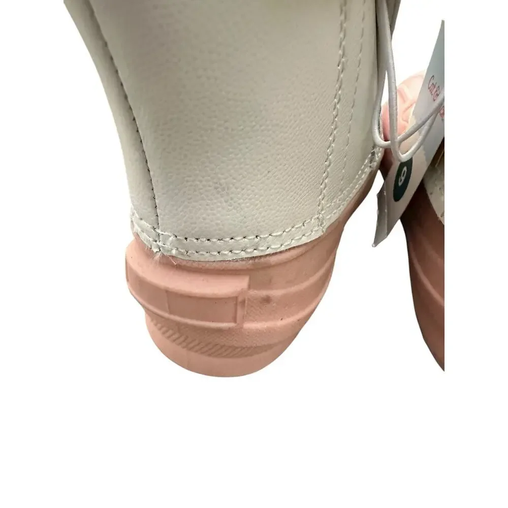 Toddler Frankie Winter Boots - Cat & Jack™ Cream 9T